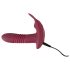 Javida RC - trådlös klitorisvibrator med 3 funktioner (röd)