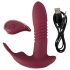 Javida RC - trådlös klitorisvibrator med 3 funktioner (röd)