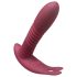 Javida RC - trådlös klitorisvibrator med 3 funktioner (röd)