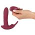 Javida RC - trådlös klitorisvibrator med 3 funktioner (röd)