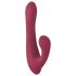 Javida - Roterande klitorisvibrator med fjärrkontroll (röd)