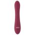 Javida - Roterande klitorisvibrator med fjärrkontroll (röd)