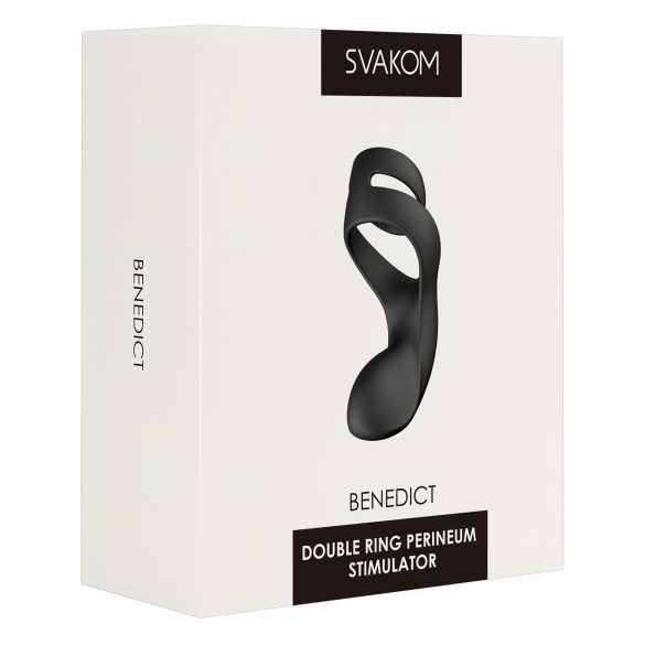 Svakom Benedict - Vibrerande P-ring för stimulering (svart)