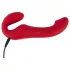 You2Toys - strapless strap-on vibrator - fjärrkontroll - röd
