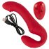 You2Toys Strapless - trådlös, påsättbar vibrator (röd)