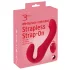 You2Toys - strapless strap-on vibrator - fjärrkontroll - röd