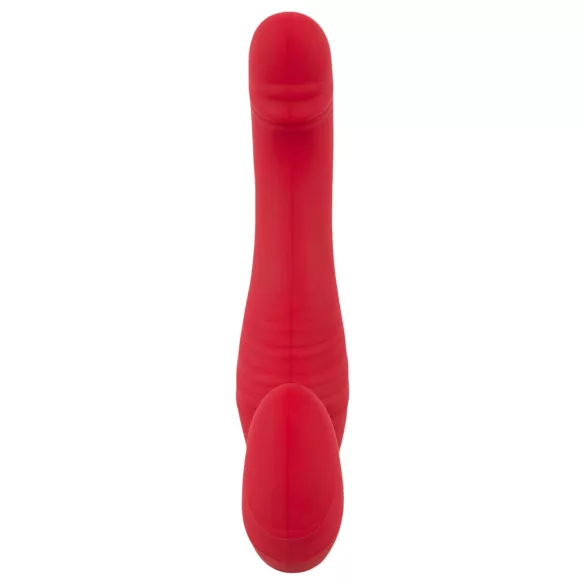 You2Toys - strapless strap-on vibrator - fjärrkontroll - röd