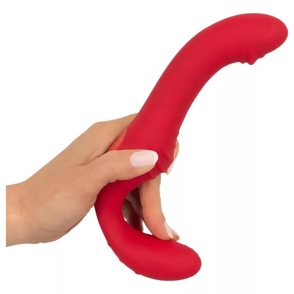 You2Toys - strapless strap-on vibrator - fjärrkontroll - röd