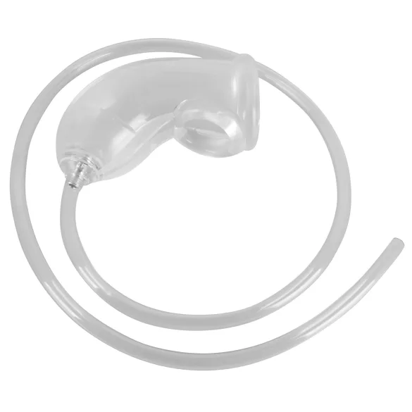 You2Toys Piss Play Sleeve - penishylsa med avledningsslang (transparent)