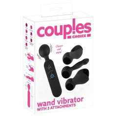   Couples Choice - uppladdningsbar värmande massagevibrator - svart