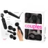 Couples Choice - uppladdningsbar värmande massagevibrator - svart