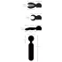 Couples Choice - uppladdningsbar värmande massagevibrator - svart