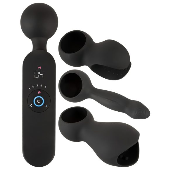 Couples Choice - uppladdningsbar värmande massagevibrator - svart