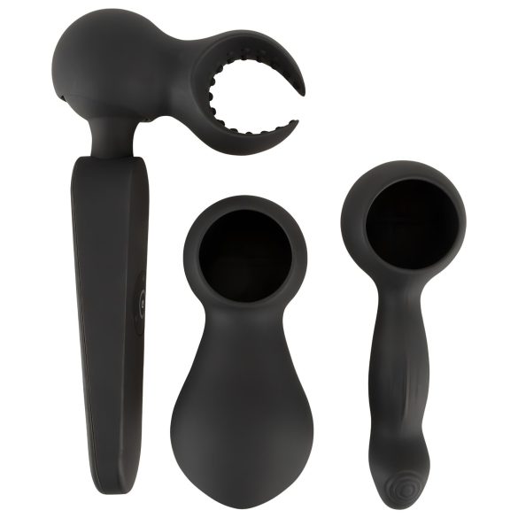 Couples Choice - uppladdningsbar värmande massagevibrator - svart