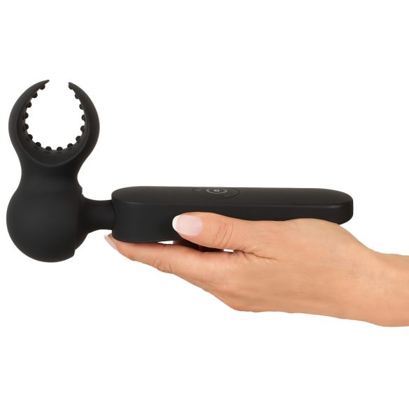 Couples Choice - uppladdningsbar värmande massagevibrator - svart
