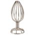 ANOS Metal 3,8cm - silver analplugg i metallbur