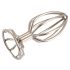 ANOS Metal 3,8cm - silver analplugg i metallbur