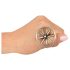 ANOS Metal 3,8cm - silver analplugg i metallbur