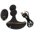 ANOS - Dubbla motorer roterande analvibrator (svart)