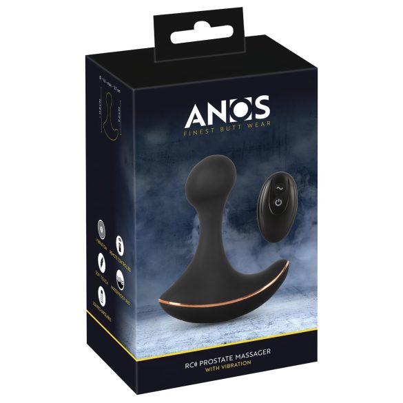 ANOS - Vattentät anal vibrator (svart)