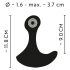 ANOS - Vattentät anal vibrator (svart)