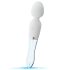 Liaison Wand - LED-vibrator i silikon och glas (genomskinlig)