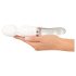 Liaison Wand - LED-vibrator i silikon och glas (genomskinlig)