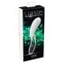 Liaison Curve - uppladdningsbar LED-vibrator (transparent-vit)