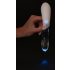 Liaison Curve - uppladdningsbar LED-vibrator (transparent-vit)