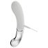 You2toys Liaison - LED vibrator, silikon och glas (genomskinlig-vit)