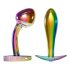 ANOS Metal Rainbow - set med 2 metall-analdubb pluggar
