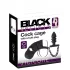 Black Velvets - silikon penisbur med analplugg (svart)