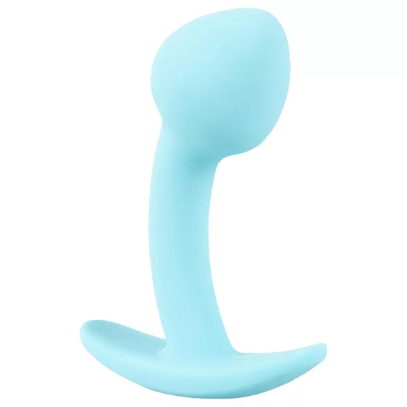 Cuties Mini Analplugg - silikon analplugg (blå, 2,6 cm)