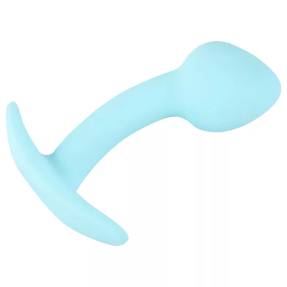 Cuties Mini Analplugg - silikon analplugg (blå, 2,6 cm)