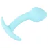 Cuties Mini Analplugg - silikon analplugg (blå, 2,6 cm)