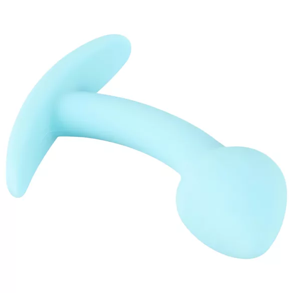 Cuties Mini Analplugg - silikon analplugg (blå, 2,6 cm)