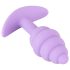 Cuties Mini Buttplug - Silikon, lila, 2,8 cm