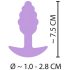 Cuties Mini Buttplug - Silikon, lila, 2,8 cm