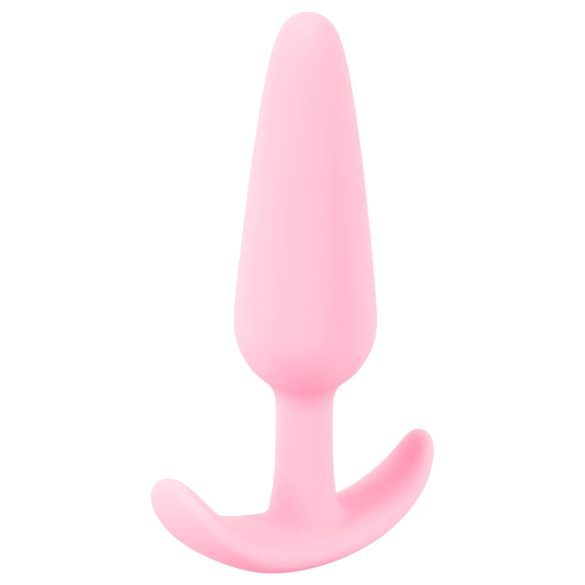 Cuties - analplugg liten - silikons - rosa 2,1 cm