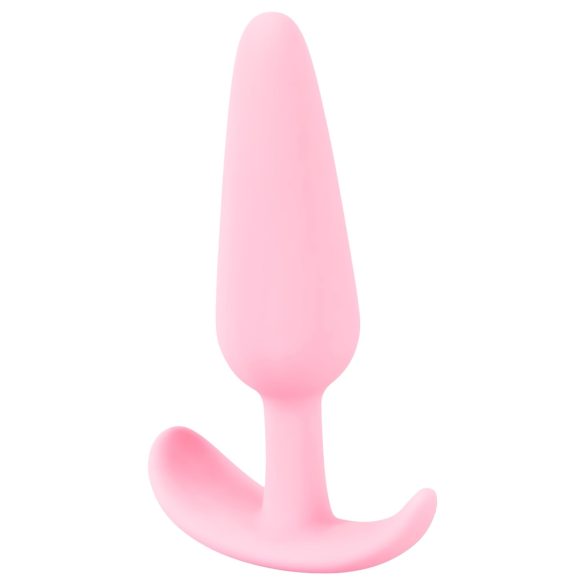 Cuties - analplugg liten - silikons - rosa 2,1 cm