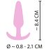 Cuties Mini Analplugg - Silikon - Rosa (2,1cm)
