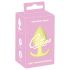 Cuties Mini Buttplug - silikon, gul (3,1 cm)