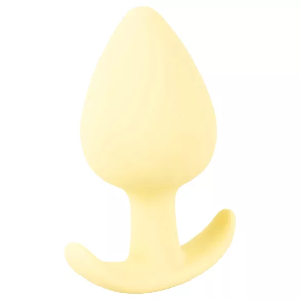Cuties Mini Butt Plug - silikon analplugg (gul, 3,1 cm)