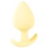 Cuties Mini Buttplug - silikon, gul (3,1 cm)