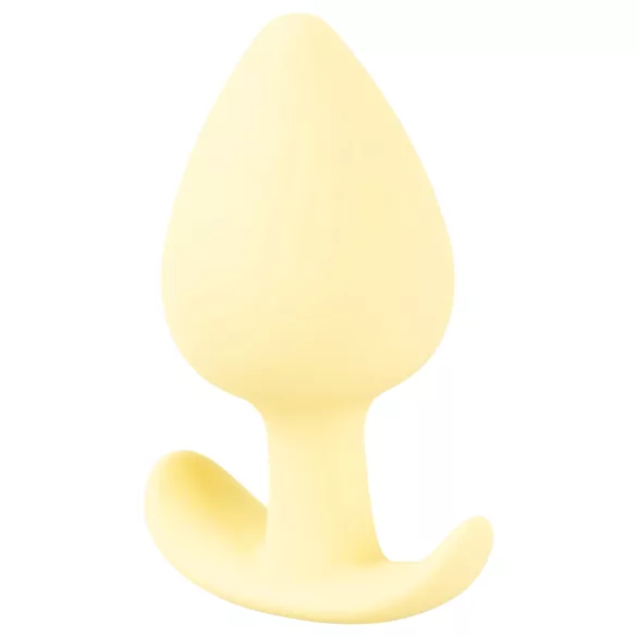 Cuties Mini Butt Plug - silikon analplugg (gul, 3,1 cm)