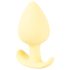 Cuties Mini Buttplug - silikon, gul (3,1 cm)