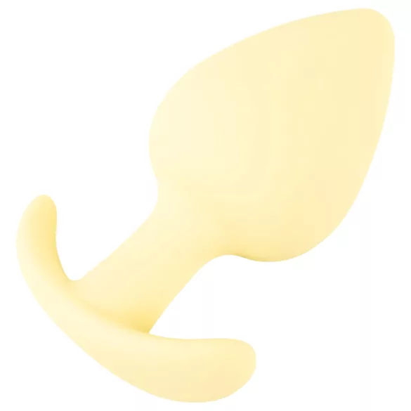 Cuties Mini Butt Plug - silikon analplugg (gul, 3,1 cm)