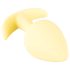 Cuties Mini Buttplug - silikon, gul (3,1 cm)