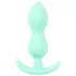 Cuties - analplugg mini - mjuk silikon - mintgrön 2,3 cm