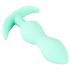 Cuties Mini Buttplug - silikon analplugg - mint (2,3 cm)
